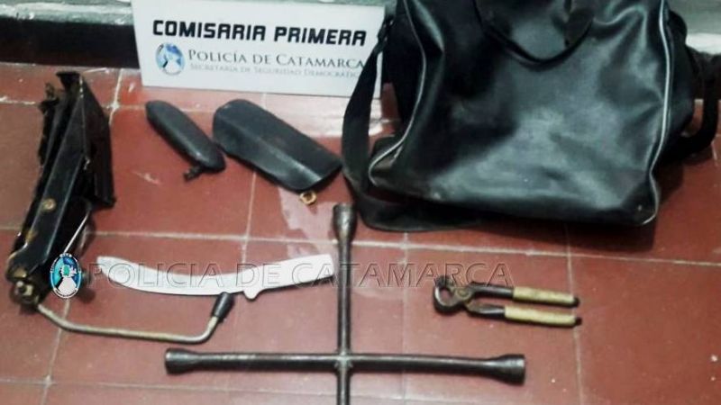 Le robaron el gato, una llave y un bolso del auto