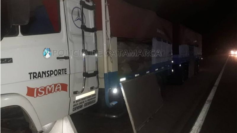 Secuestran 17 mil kilos de papas durante un control vehicular