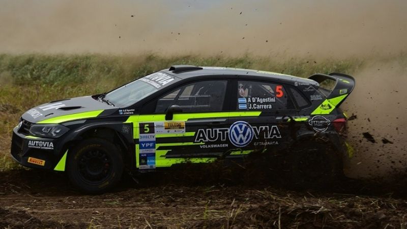 El Rally Argentino con Augusto, Walter y Antonio en la largada