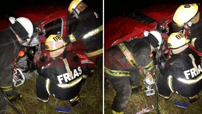 Una mujer friense murió tras un choque frontal en la ruta 157