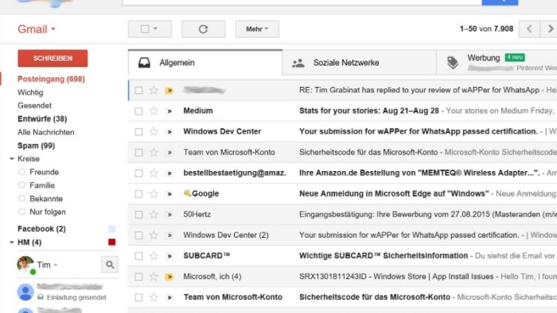 Gmail permitirá programar correos electrónicos