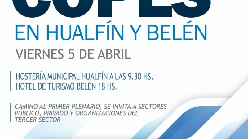 El COPES en Hualfín y ciudad de Belén