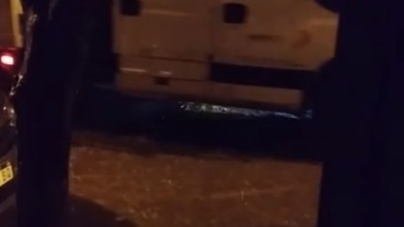 Lluvia torrencial causó problemas en el Valle Central