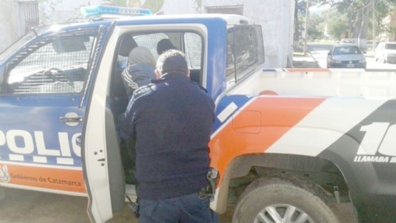 Aprehenden a un joven que intentó robar un tanque de una obra