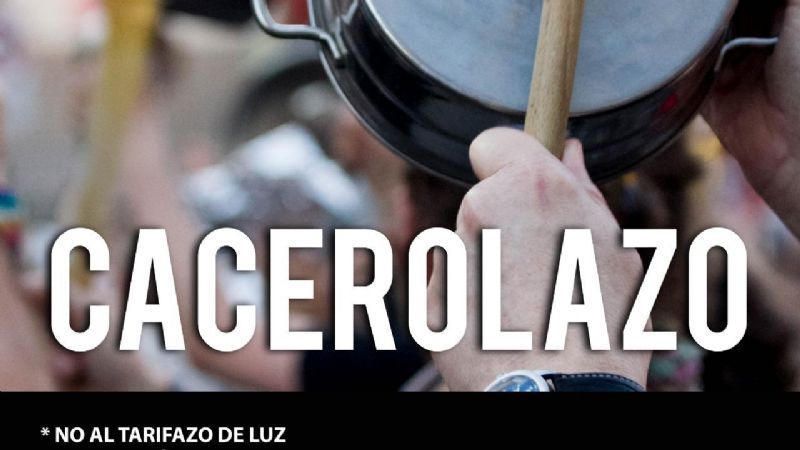 Cacerolas por las tarifas