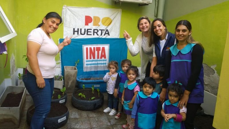 El Jardín Maternal tiene su propia huerta urbana