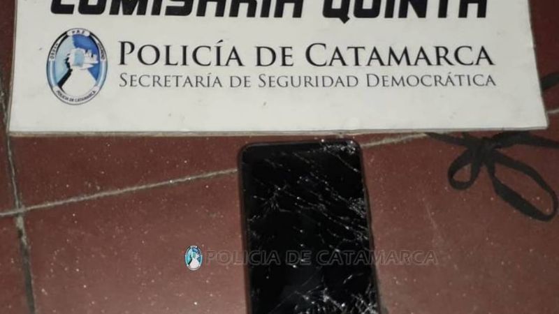 Agredió a una mujer para robarle el celular y policías lo atraparon