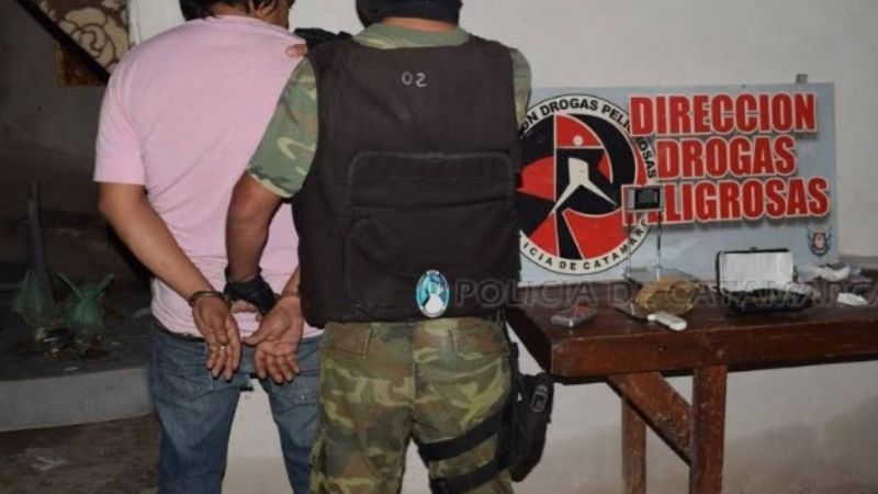 Desarticulan otro "kiosko" de venta de drogas en el Norte de la Capital