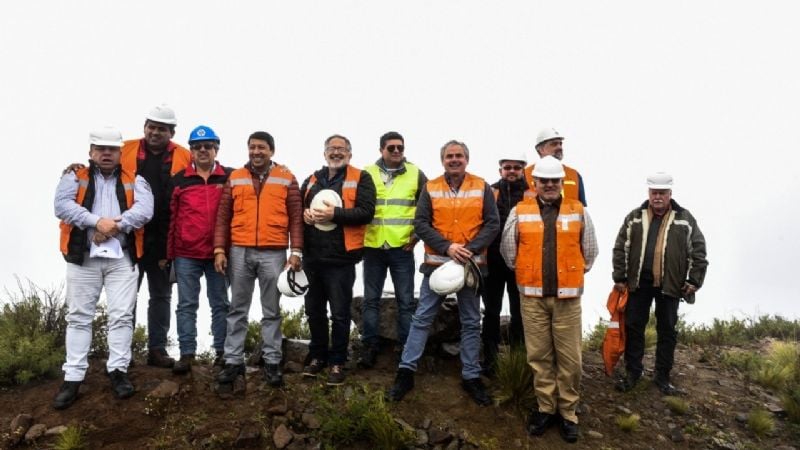 Senadores recorrieron el proyecto minero Agua Rica