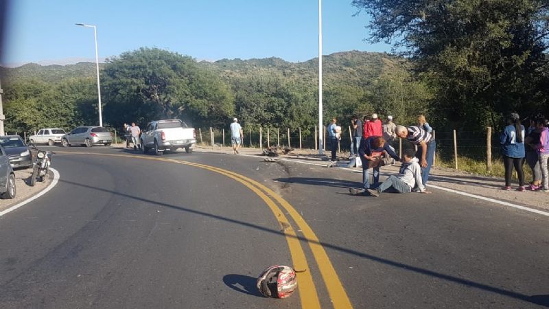 Diputada protagonizó un fuerte choque en la Quebrada de Moreira