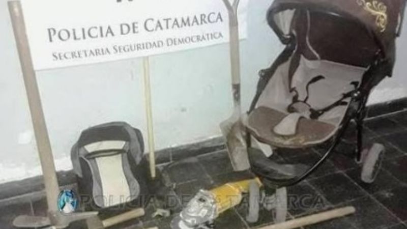 Ahora secuestran herramientas robadas en Andalgalá
