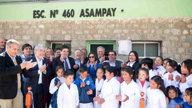 Corpacci inauguró nuevo edificio de la Escuela Secundaria Rural de la Ciénaga