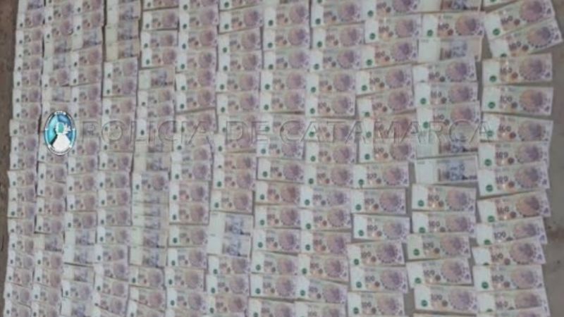 Encuentran $47.000 que estaban enterrados