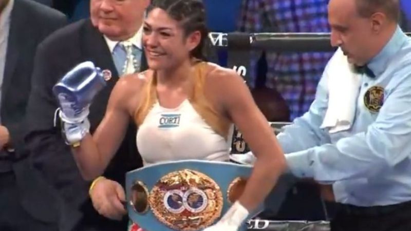 La "Pumita” Carabajal campeona mundial Pluma FIB