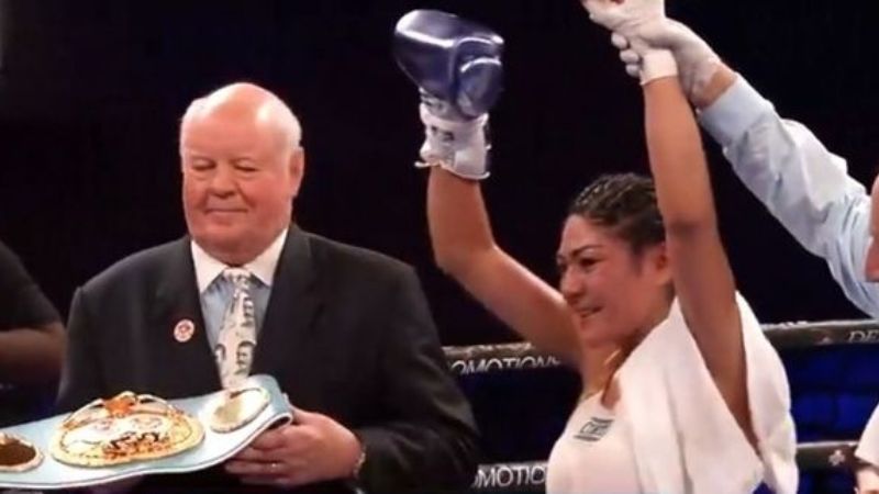 La "Pumita” Carabajal campeona mundial Pluma FIB