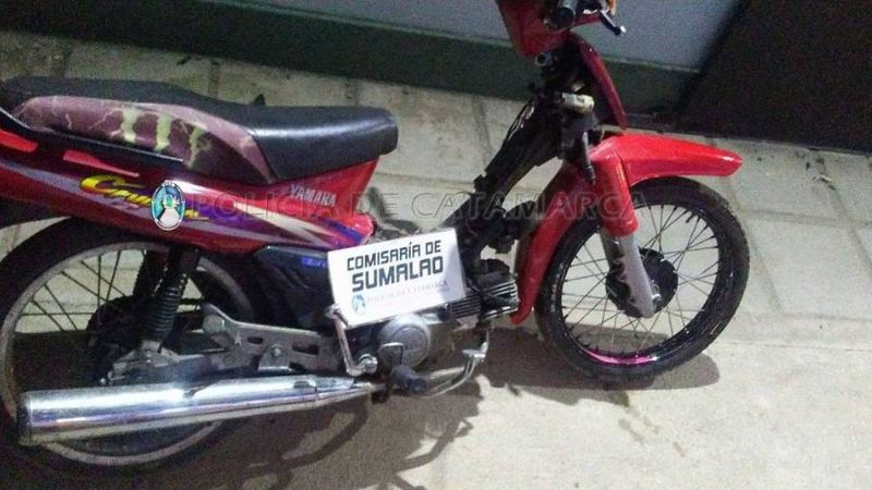 Recuperan una moto robada en Valle Viejo