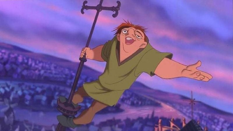 El jorobado Quasimodo, símbolo de la catedral que hoy el fuego destruyó