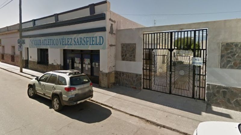 Se estrelló contra la tapia del Club Velez Sarsfield