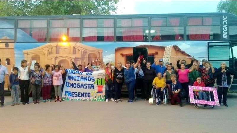 Se concretó el primer viaje del 2019 al CIIC de adultos mayores tinogasteños