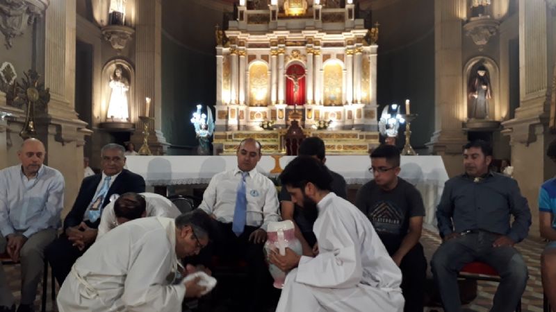 Celebración de la Última Cena a los pies de la Madre del Valle