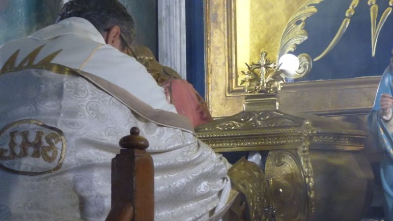 Celebración de la Última Cena a los pies de la Madre del Valle