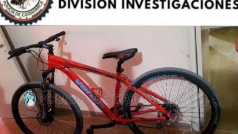 Robó una costosa bicicleta