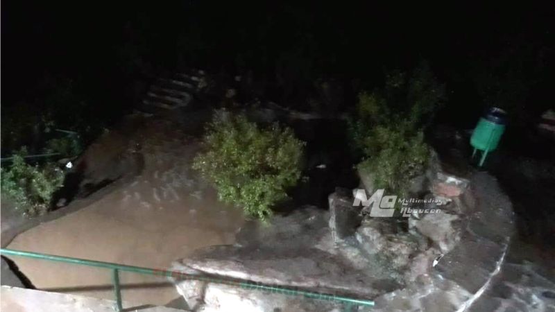 Alud de barro causó grandes destrozos en las Termas de Fiambalá