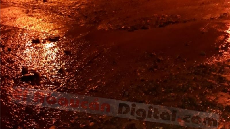 Alud de barro causó grandes destrozos en las Termas de Fiambalá