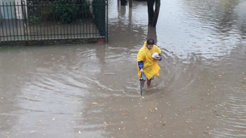Un temporal causó graves inundaciones en Corrientes y Chaco: hay dos muertos