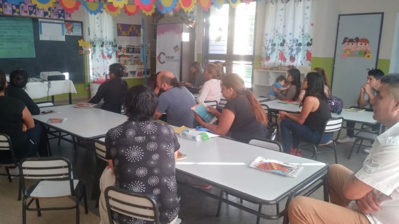 Capacitaron sobre enfermedades respiratorias en el CAPS Sallih Musri