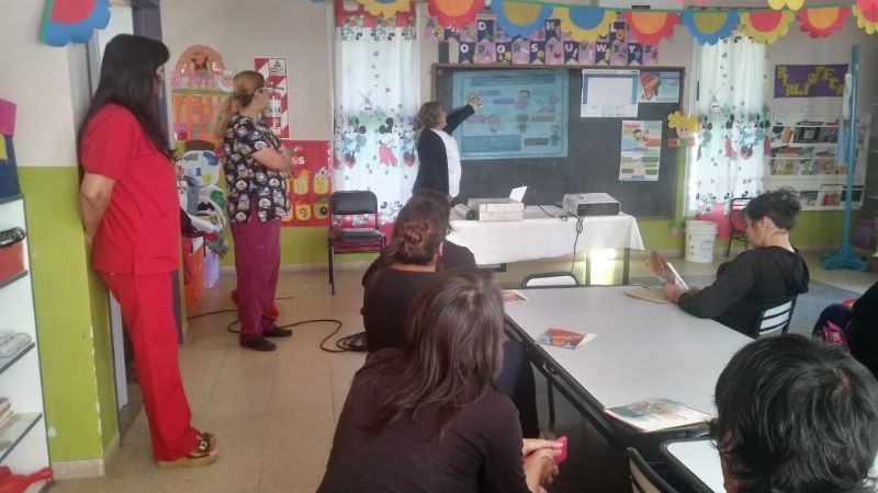 Capacitaron sobre enfermedades respiratorias en el CAPS Sallih Musri