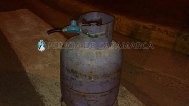 Aprehenden a un joven y secuestran una garrafa