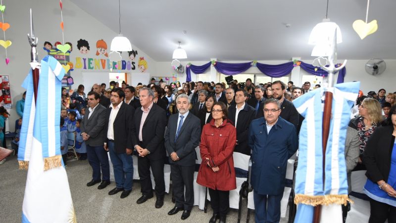 Lucía inauguró el nuevo jardín de Ribera del Valle