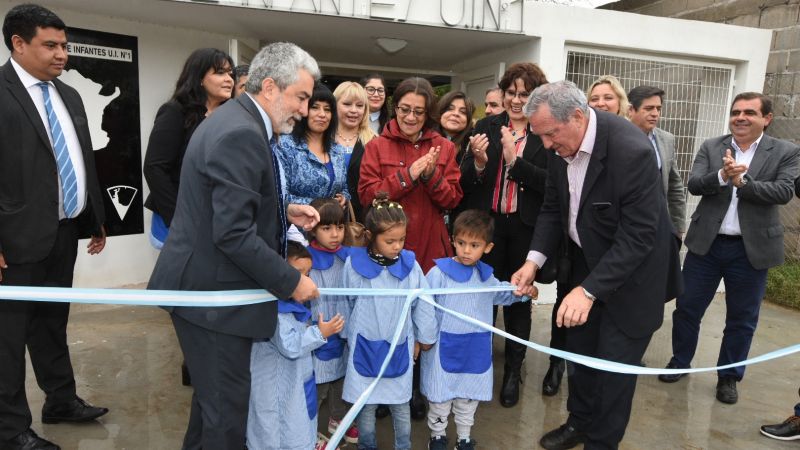 Lucía inauguró el nuevo jardín de Ribera del Valle