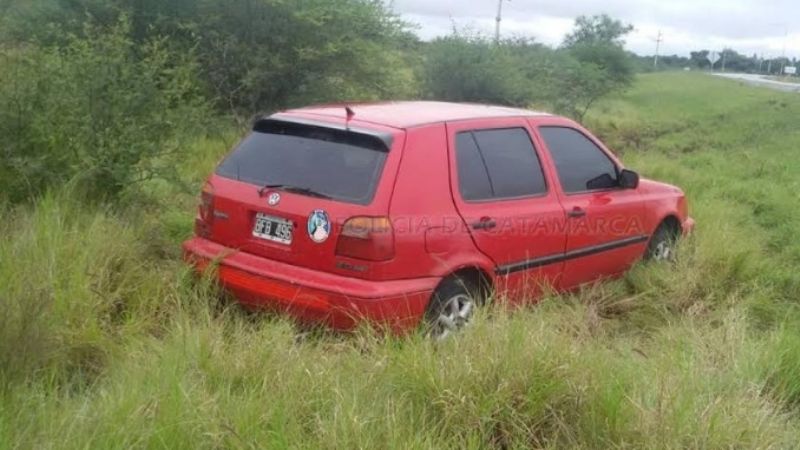 Volcó un auto con cinco ocupantes en Miraflores