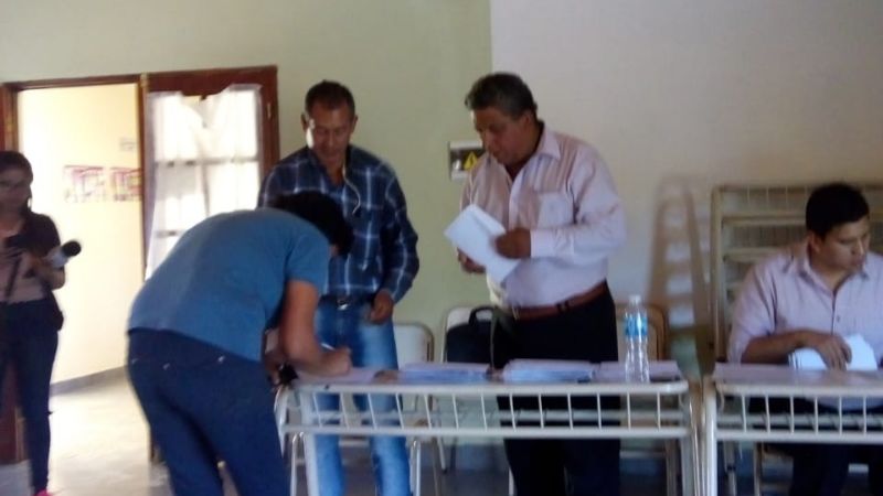 Gómez asistió a productores afectados por el granizo