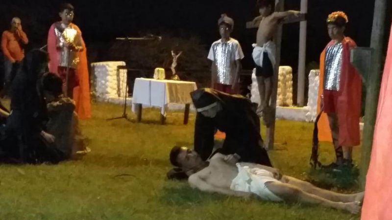Se puso en escena "La Pasión de Cristo"