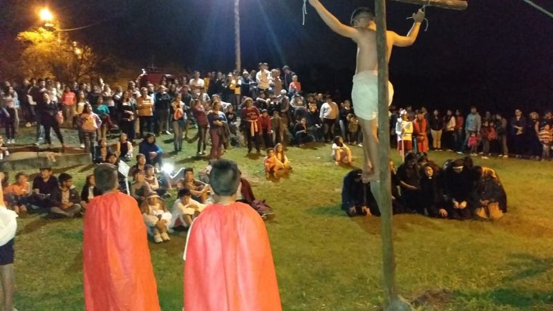 Se puso en escena "La Pasión de Cristo"