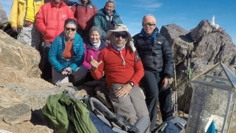 La cumbre de dos “señores” de la montaña