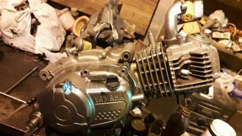 Detienen a dos personas que ofrecían motopartes robadas en Facebook