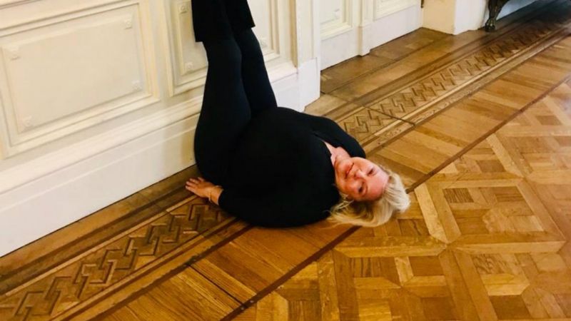 Así terminó su día Carrió tras su exposición en Diputados