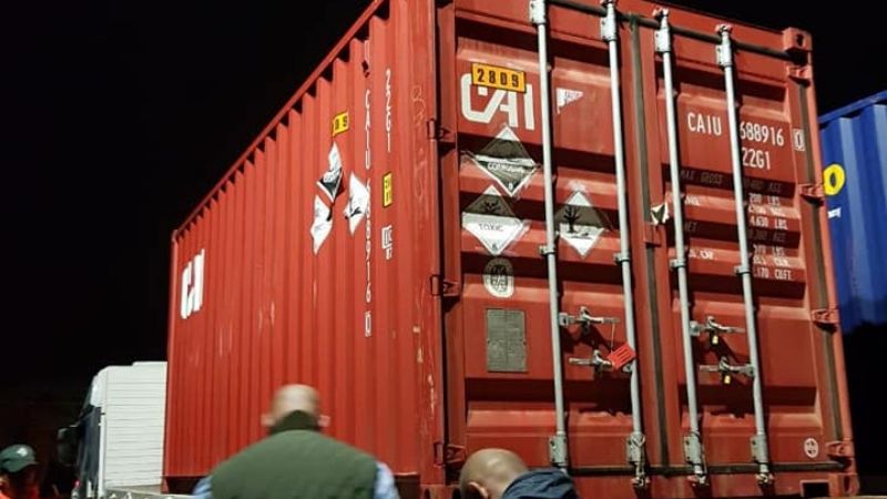 Inspeccionaron el paso de camiones que transportaban mercurio