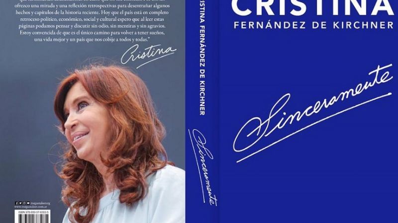 En dos horas, se agotó el libro de Cristina Kirchner