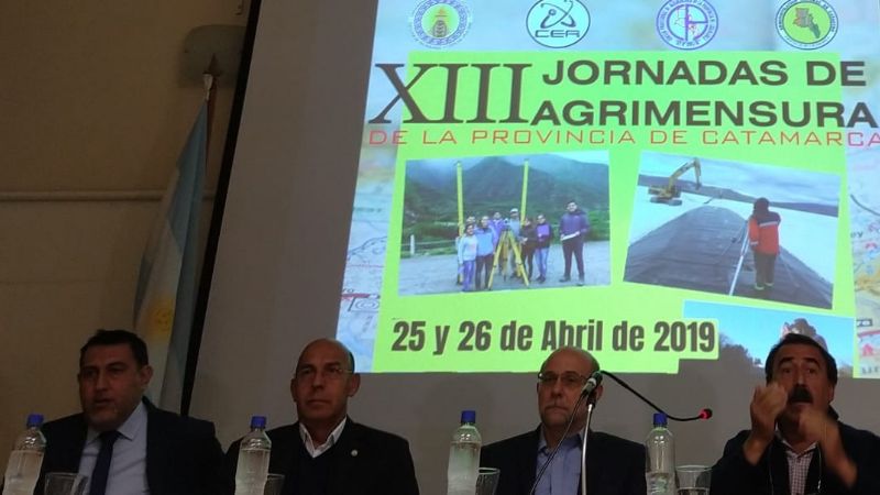 Comenzaron ayer las XIII Jornadas de Agrimensura