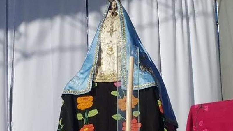 La Virgen del Valle en la ceremonia de beatificación de los Mártires Riojanos