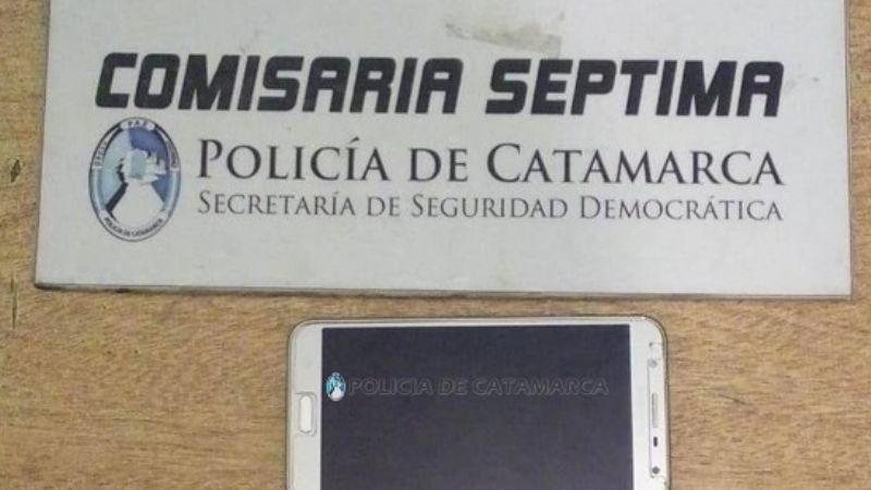 Detenido con un celular robado