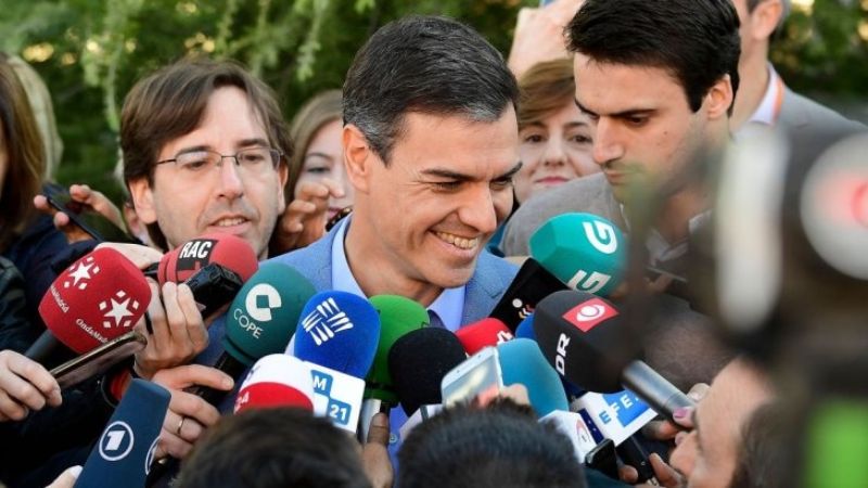 El PSOE ganó las elecciones en España y se derrumbó el apoyo al PP