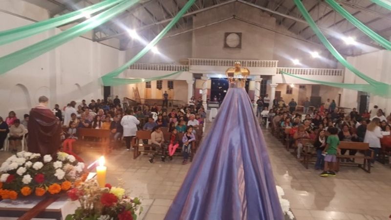 La Virgen presidió el cierre de  las festividades de San Jorge