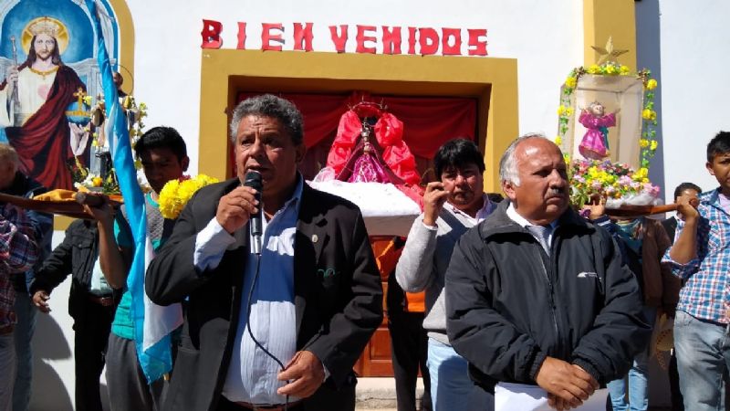 Gómez dejó inaugurada la Capilla del Justo Juez en Pajanguillo