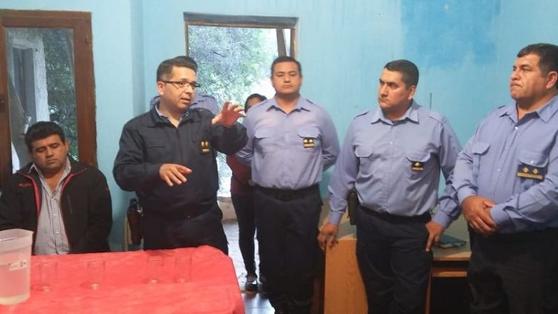 Reunión de las fuerzas vivas de Concepción con autoridades policiales